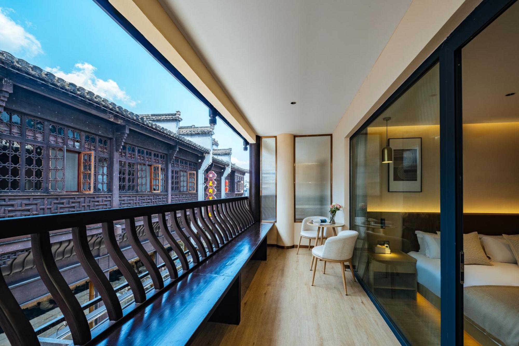 Old Street Yun Zhu Hotel Хуаншань Экстерьер фото